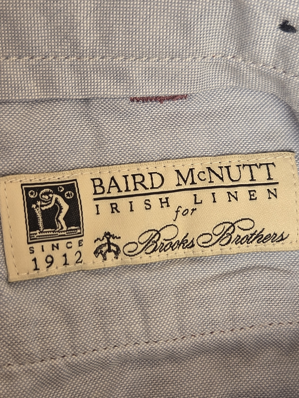 Brooks Brothers Baird McNutt Irish Linen Men’s Salmon Bermuda Shorts 36W
